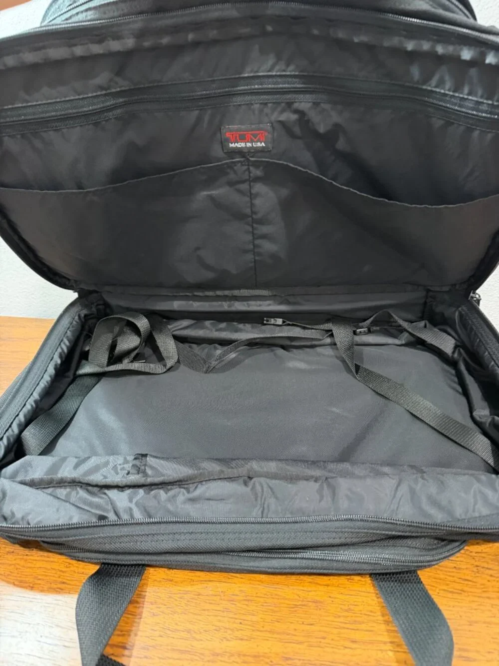 TUMI Black Travel Garment Bag Carry On Luggage